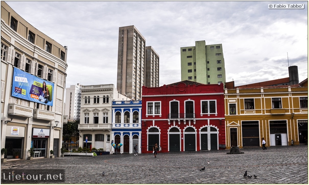 Curitiba - Historical center - Praça generoso marques and Catedral Metropolitana - 800