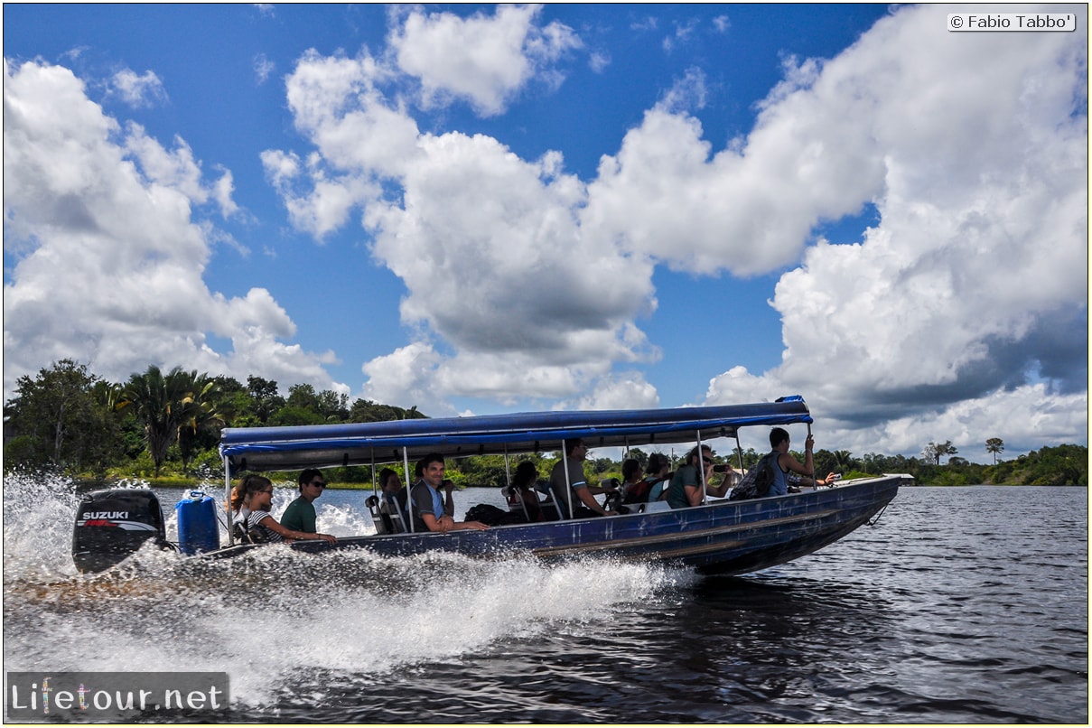 Fabio's LifeTour - Brazil (2015 April-June and October) - Manaus - Amazon Jungle - Driving a motorboat on the Amazon river - 10747 cover