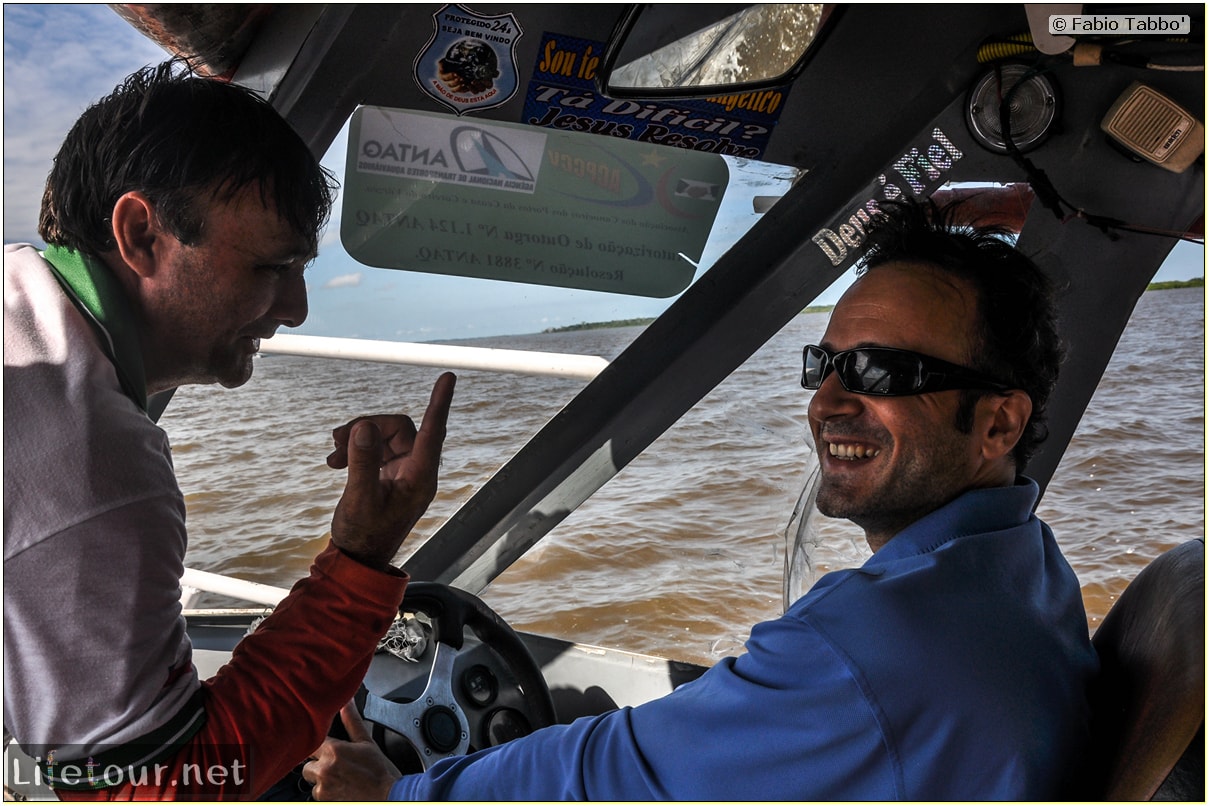 Fabio's LifeTour - Brazil (2015 April-June and October) - Manaus - Amazon Jungle - Driving a motorboat on the Amazon river - 8895 cover