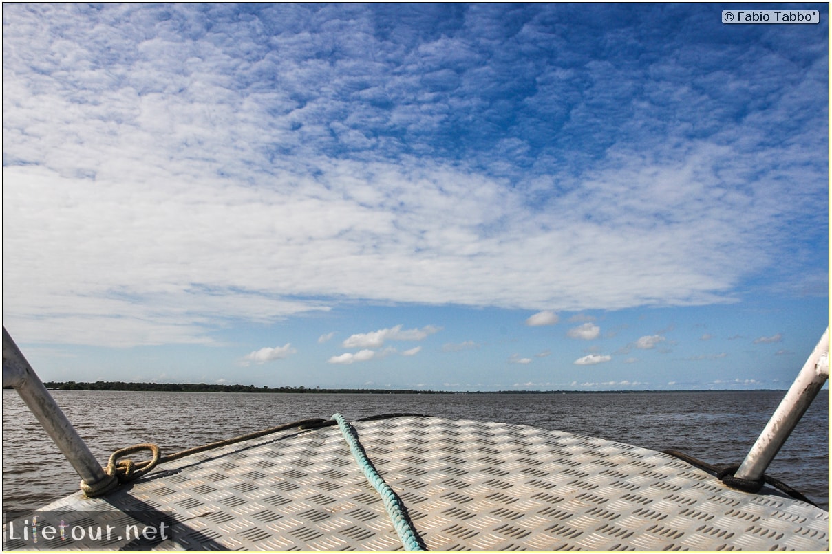 Fabio's LifeTour - Brazil (2015 April-June and October) - Manaus - Amazon Jungle - Driving a motorboat on the Amazon river - 9051