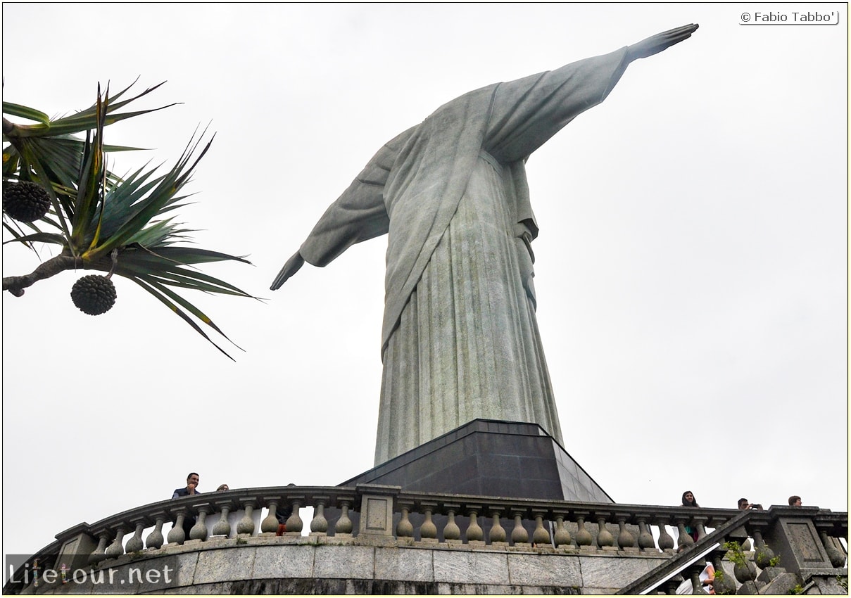 Fabio's LifeTour - Brazil (2015 April-June and October) - Rio De Janeiro - Corcovado - Level 2 - Christ statue - 5537