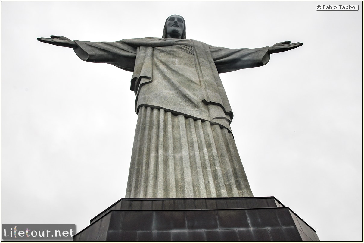 Fabio's LifeTour - Brazil (2015 April-June and October) - Rio De Janeiro - Corcovado - Level 2 - Christ statue - 5697