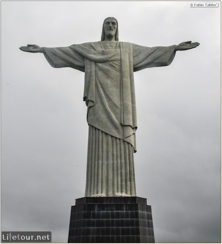 Fabio's LifeTour - Brazil (2015 April-June and October) - Rio De Janeiro - Corcovado - Level 2 - Christ statue - 6831