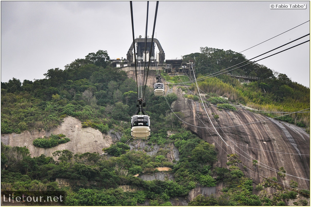 Rio De Janeiro - Trilha Do P¦o De Açúcar - 2- panoramic views on first station - 1121