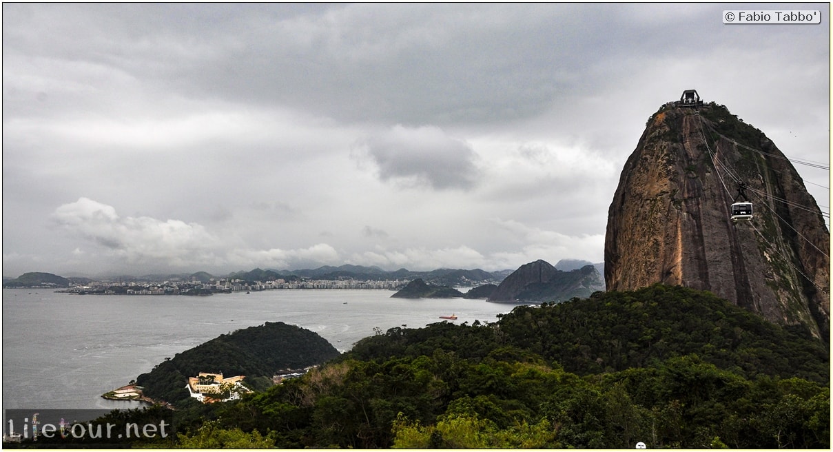Rio De Janeiro - Trilha Do P¦o De Açúcar - 2- panoramic views on first station - 676