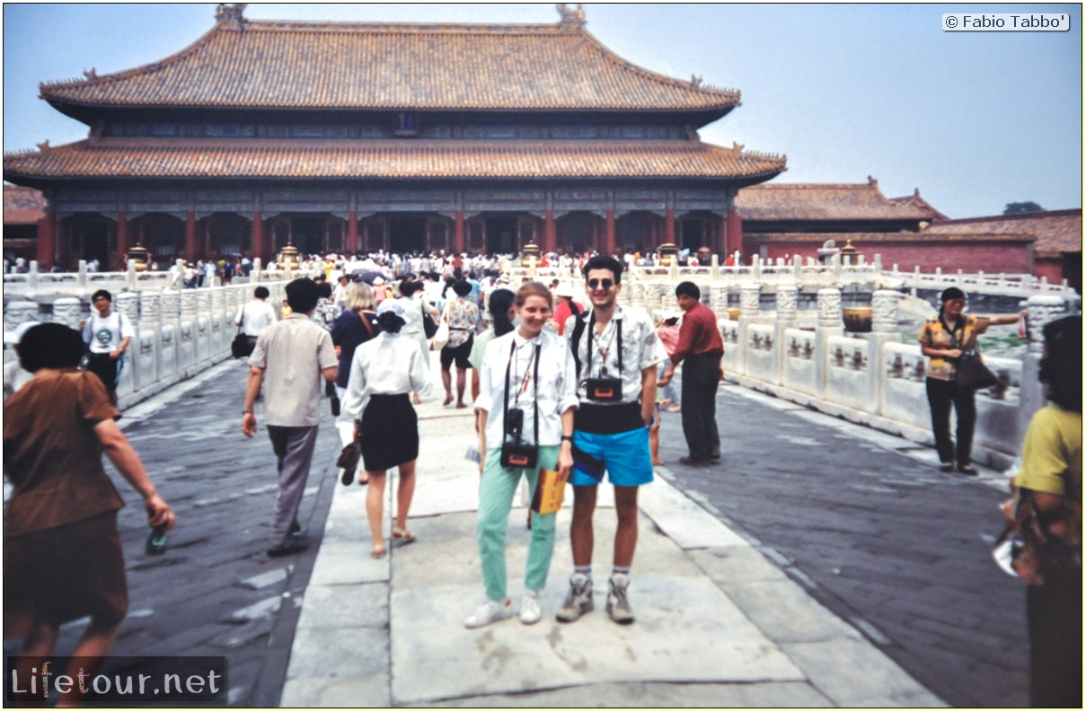 Fabio's LifeTour - China (1993-1997 and 2014) - Beijing (1993-1997 and 2014) - Tourism - Forbidden City (1993) - 13127