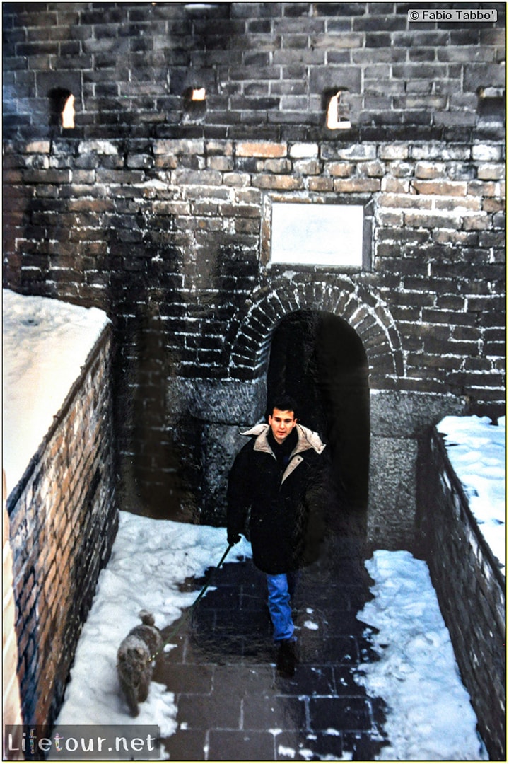Fabio's LifeTour - China (1993-1997 and 2014) - Beijing (1993-1997 and 2014) - Tourism - Great Wall (1993) - 4000