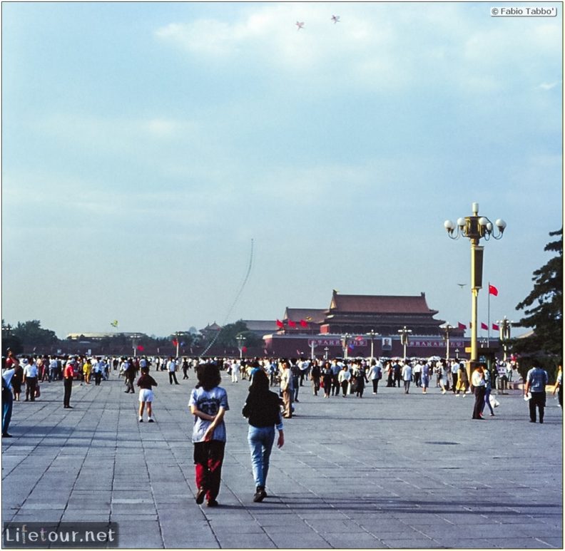 Fabio's LifeTour - China (1993-1997 and 2014) - Beijing (1993-1997 and 2014) - Tourism - Tienanmen Square (1993) - 16673