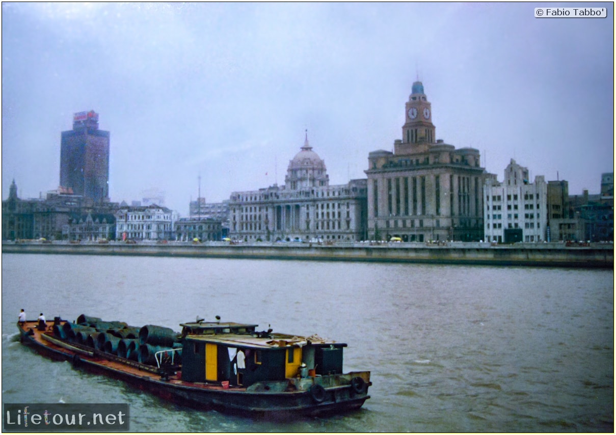 Fabio's LifeTour - China (1993-1997 and 2014) - Shanghai (1993 and 2014) - Tourism - Bund - Bund 1993 - 19868 COVER