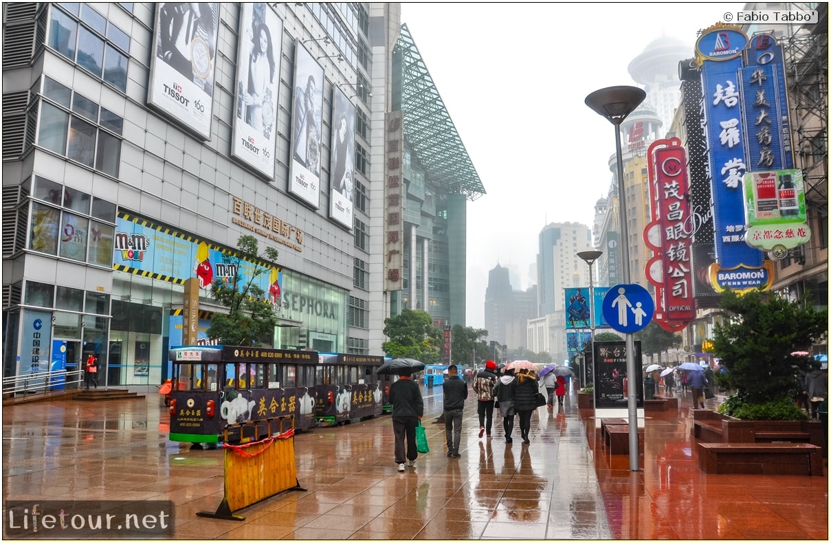 Fabio's LifeTour - China (1993-1997 and 2014) - Shanghai (1993 and 2014) - Tourism - Nanjing road - 2014 - 8075