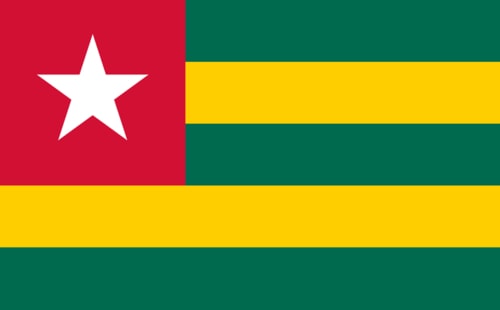 Flag of togo