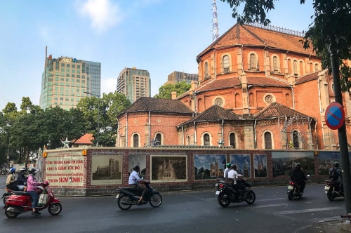 Vietnam-Ho Chi Minh City -Tourism-Cathedral Notre Dame de Saigon-19473 COVER
